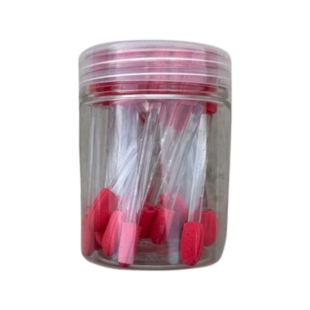 20 Piece Eyeshadow Stick Applicator Disposable Red Buy Online in