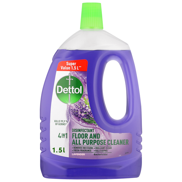 Dettol 1.5l, Floor &amp; All Purpose, Disinfectant Cleaner, Lavender