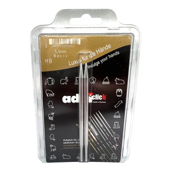 addiClick Basic Interchangeable Knitting Needles 5,5 mm