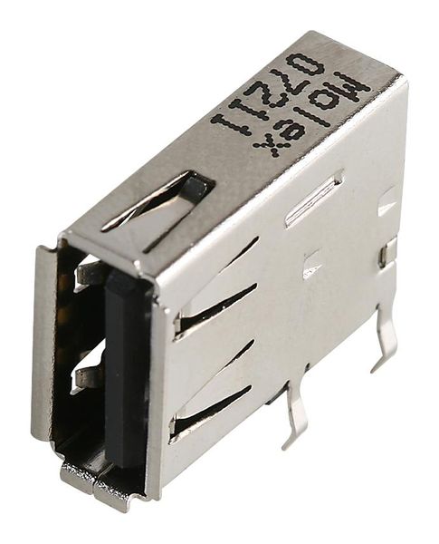 Molex (67643-0910.) USB Connector, USB Type A, USB 2.0, Receptacle, 4 Ways