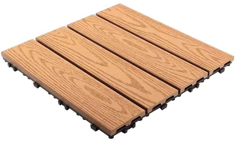 EX-Deck Plastic Interlocking Patio Tiles, Waterproof Outdoor Flooring