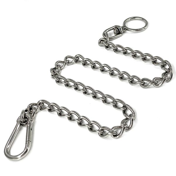 Dog Chain Leash, Stainless Steel Short Lead Metal Heavy Duty Chain