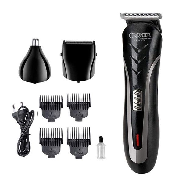 Professional Hair Clipper With Nose Trimmer &amp; Shaver 3-in-1 Machine Set