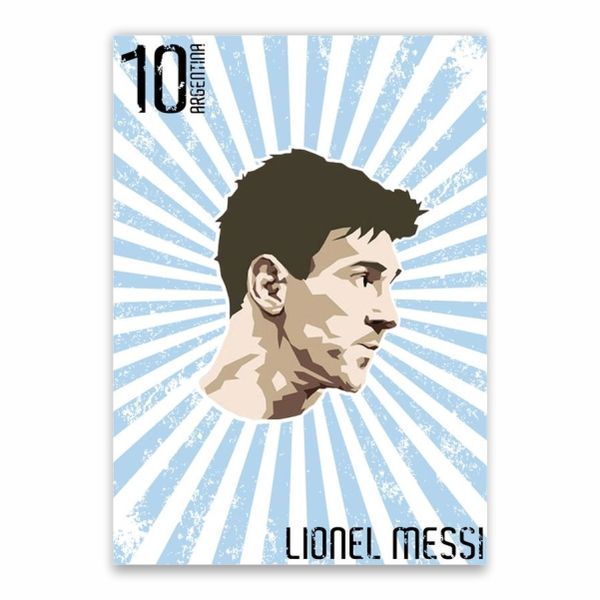 Lionel Messi 10 Argentina Poster - A1