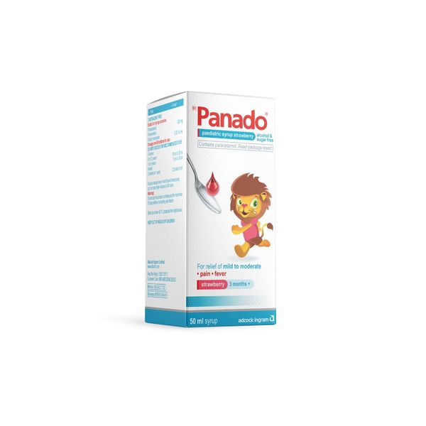 Panado Paediatric Syrup Strawberry - 50ml