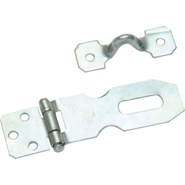 Bulk Pack x 12 Mackie - Hasp and Staple Galvanized 75mm