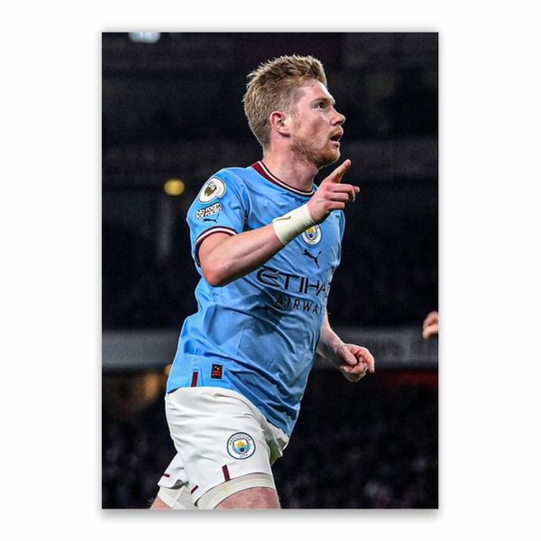 Kevin De Bruyne Celebration Poster - A1