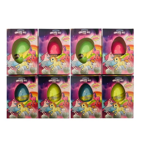 Hatching Unicorn Eggs - Grow Your Own Unicorn - 6cm - Pack of 4