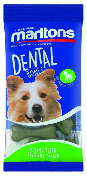 Marltons Dental Bone Medium Dogs 4 Pieces/Bag 90g