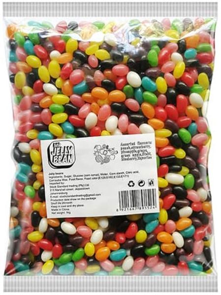 Assorted Flavour Jelly Beans - 1kg
