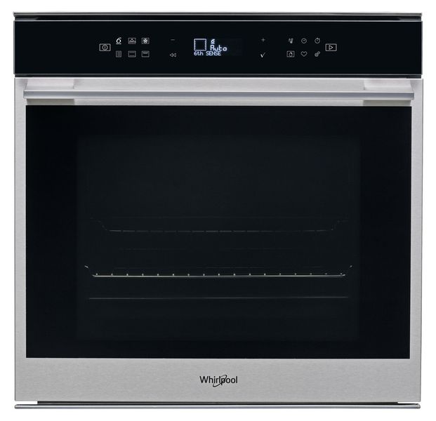 Whirlpool W7 OM4 4BS1 H Built In Electric Oven Self Cleaning Inox Colour
