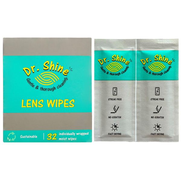 Dr. Shine - Lens Wipes - 32 Pieces