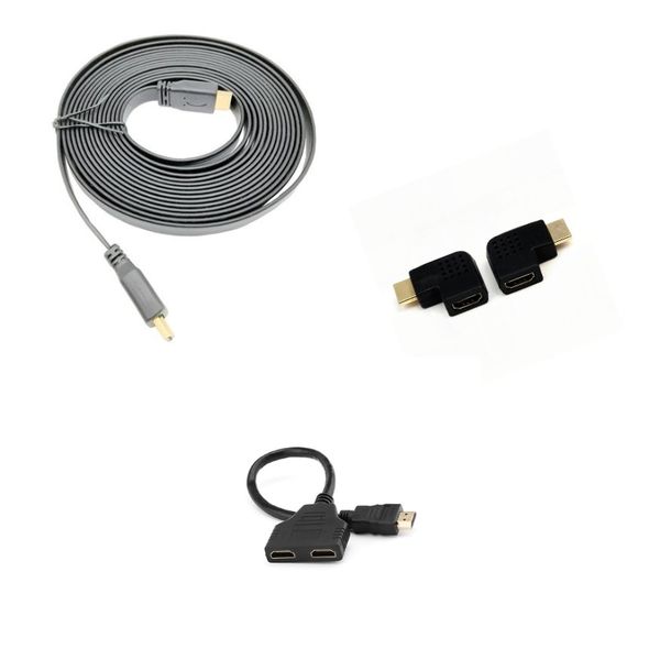 HDMI Cable &amp; Adapter Bundle - 4-in-1 Ultimate HDMI Toolkit
