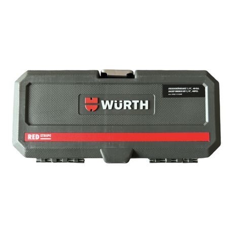 Wurth Redstripe 1/4 inch Socket Wrench Set Assortment 40-piece