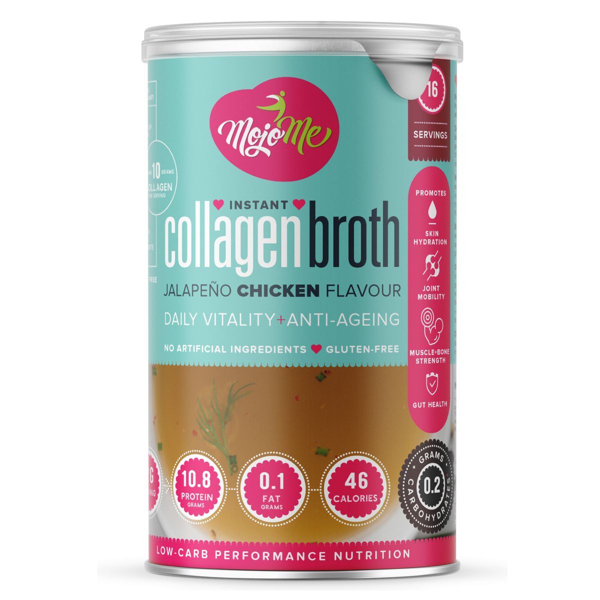 does chicken broth have collagen