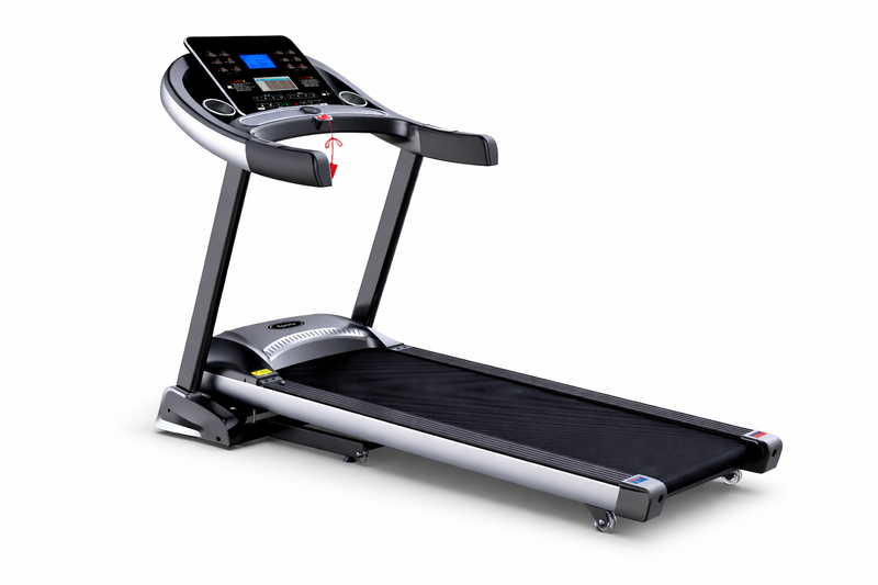 Motorised Electric Running Treadmill for Exercise - Black