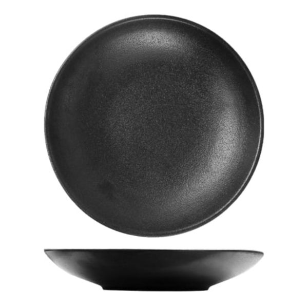Sublime Tempest 24cm Black Deep Coupe Bowl - 6 Pack