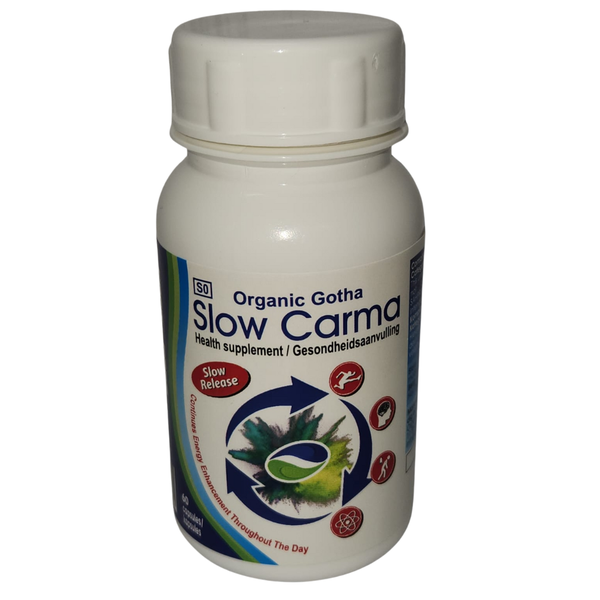 Organic Gotha Slow Carma Capsules Boost Energy, Exercise Performance