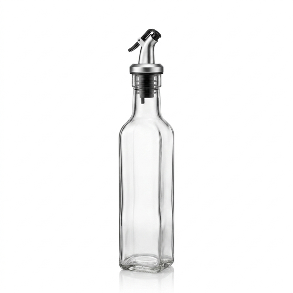 Premium Glass Oil and Vinegar Dispenser 200ml - Set of 2