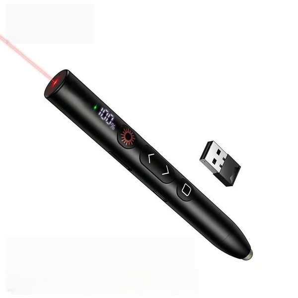 Laser Pointer Pen - Compact Red Laser, Pocket Design, Metal Body GM203