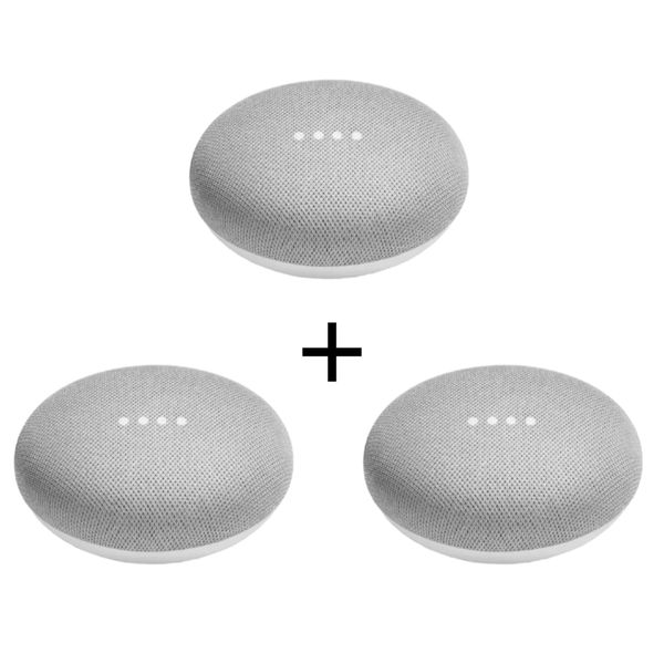 3 x Google Nest Mini Smart Speaker - Home Audio Bundle (Parallel Import)