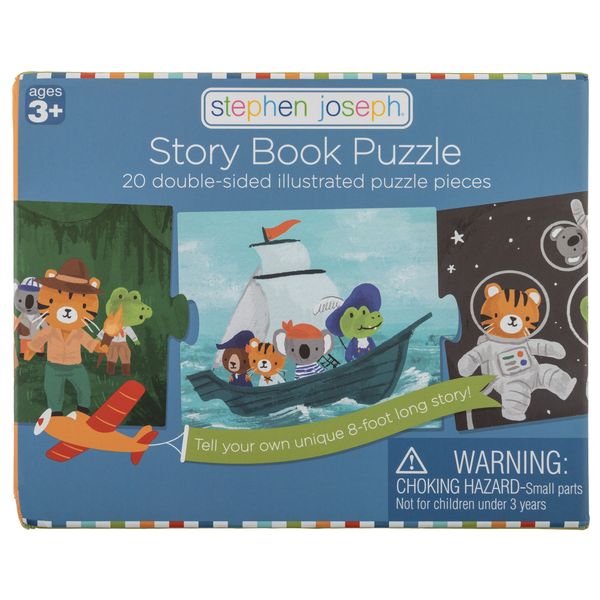Stephen Joseph - Story Book Puzzle - Blue