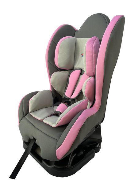 Baby Safety Car Seat Carrier (0-25KG / 0-6 years) - Grey &amp; Pink