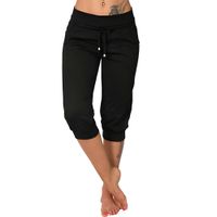 Capri running pants with pockets on sale