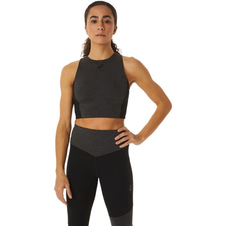 ASICS Women's Flexform Colour Block Bra Training Top - Black Image