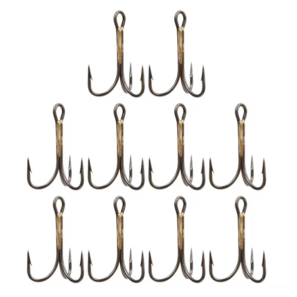 Caperlan Triple Fishing Hook - Treble Bronze