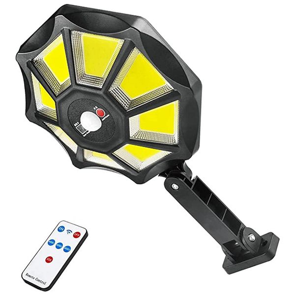 168COB Waterproof Remote Control Outdoor Motion Sensor Solar Light AB-TA143
