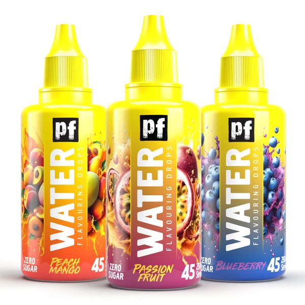 PharmaFreak Water Enhancer Peach Mango, Passion Fruit &amp; Blueberry (3 Pack)