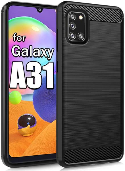 Slimfit Shockproof Carbon Design Case for Samsung Galaxy A31