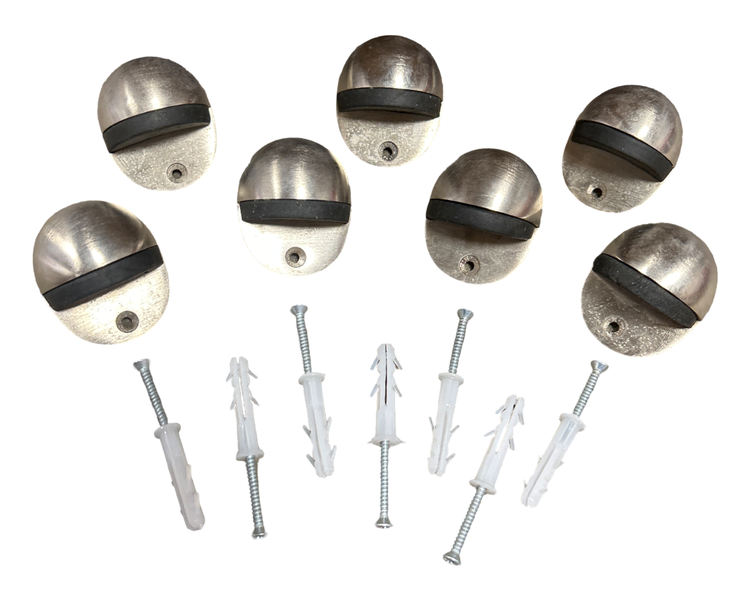 Half Moon Zinc Door Stop Combo 7