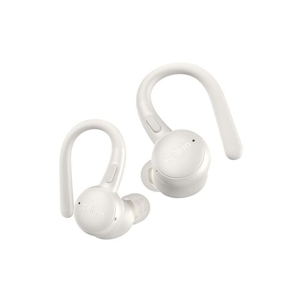 Belkin SoundForm ActiveFit Wireless Earphones with Built-in Microphone, USB-C Fast Charging, 36H Battery Life, IP54 Water Resistance - Bluetooth