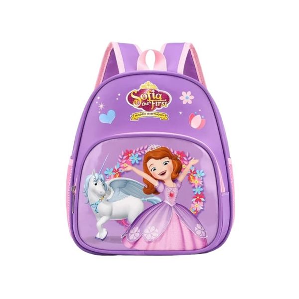 Kids School Bag Children Cute Large Capacity Pre-school Backpack - Blue