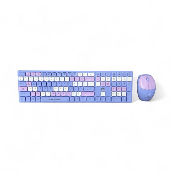 Mikuso Wireless Keyboard&amp;Mouse set KBC023 Pruple