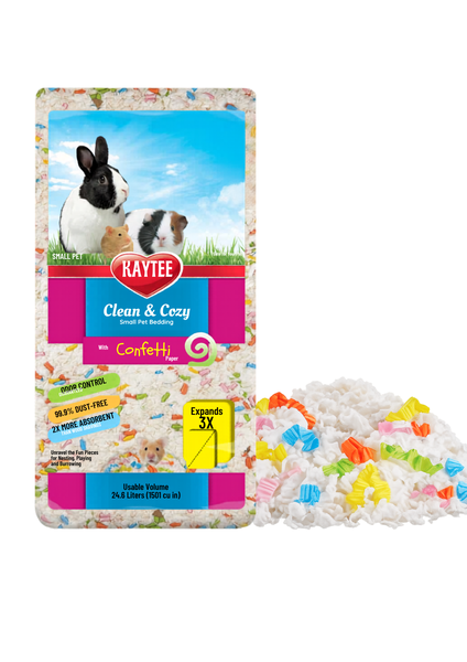 Kaytee - Clean &amp; Cozy Coloured Paper Confetti (24.6 Liters)
