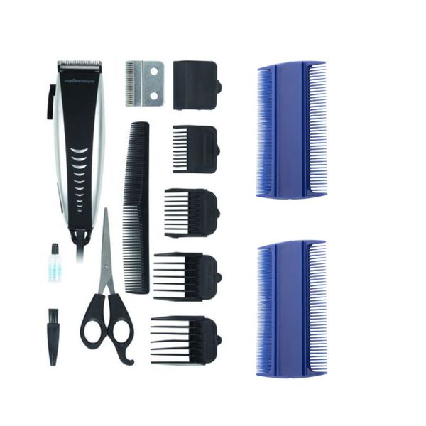 Mellerware - "Swift" 12 Piece Set Hair Clipper with Fine Tooth Combs Set