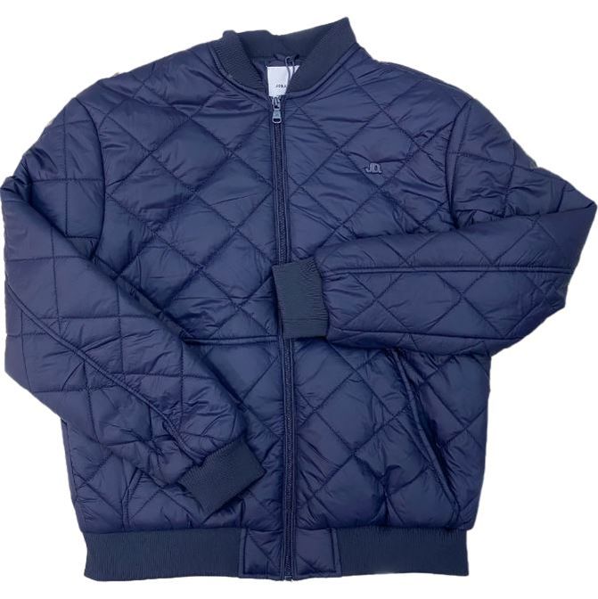 Jonathan D - JD Harver Mens Navy Puffer Jacket | Shop Today. Get it ...