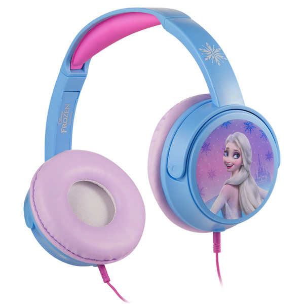 Disney Frozen Kids Wired Headphones with Volume Limiter &amp; Stickers