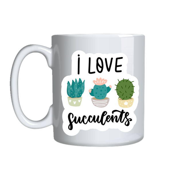 Succulants Coffee Mugs Succulant Lovers Graphic Cup Birthday Present 027
