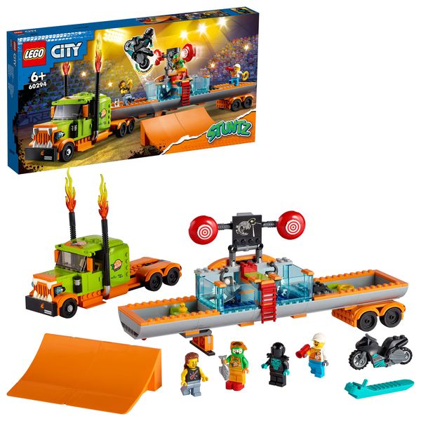 LEGO City Stunt Show Truck 60294 Toy Building Kit (420 Pieces)