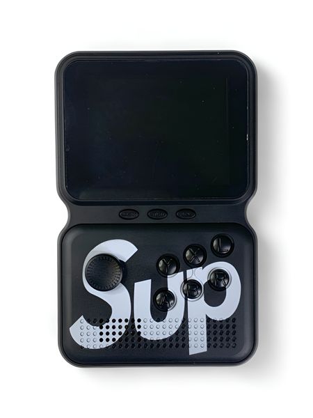 Black Portable Game Box with 3-Inch Screen &amp; Built-in Retro Games