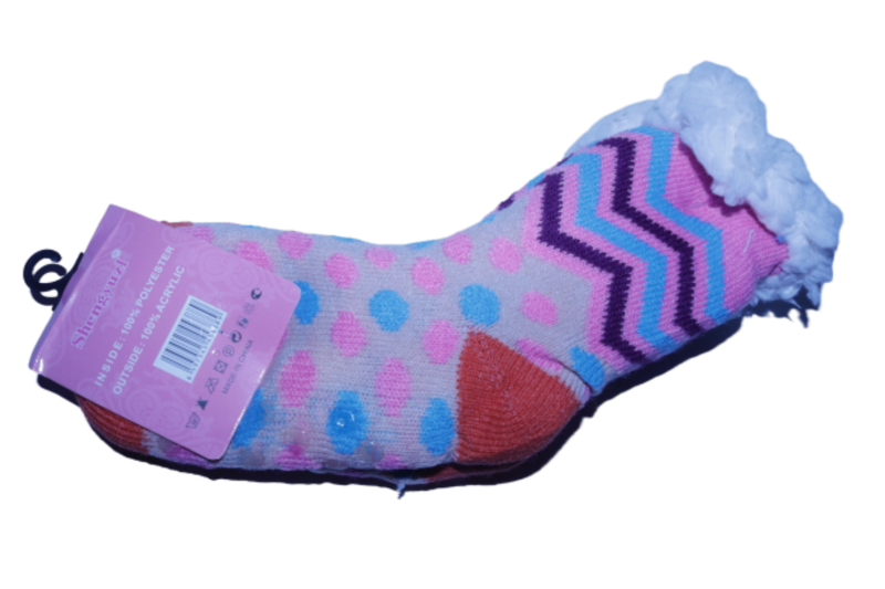 Thick Winter Warm Floor Non-slip Bottom Breathable Socks - Size 28-31