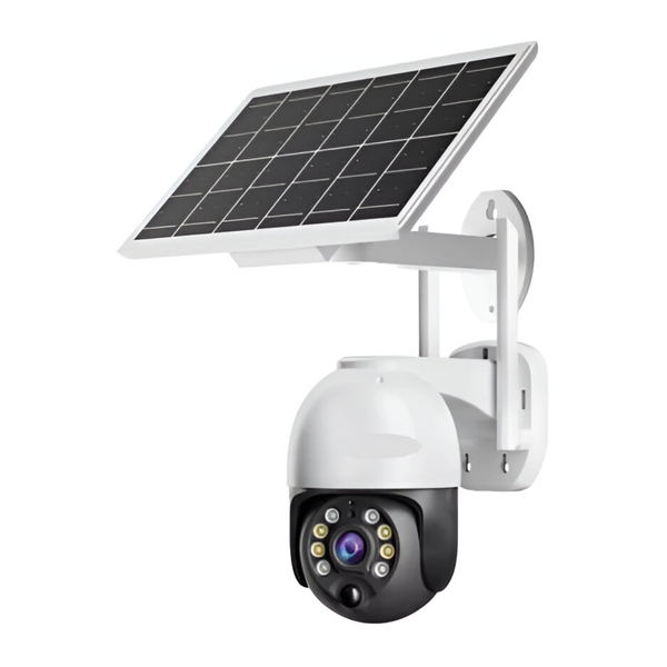 Outdoor Solar Security Camera with Night Vision and Motion Detection