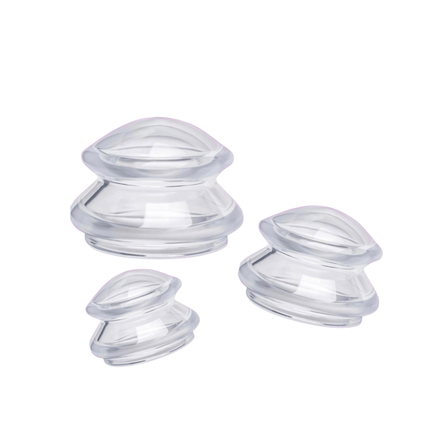 3 Piece Silicone Suction Cups- Mushroom Cups