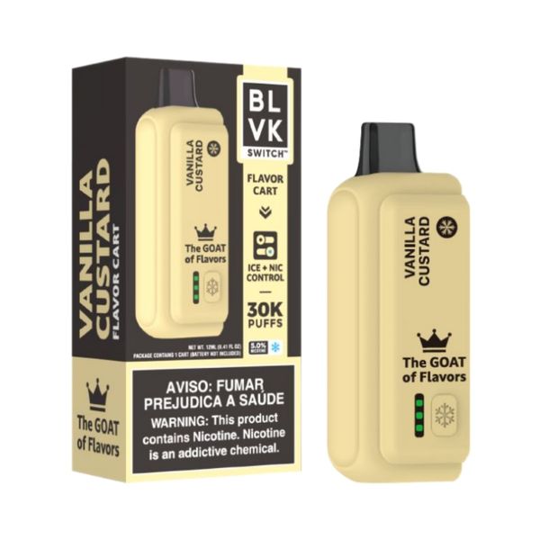 BLVK Switch 30000 Puffs Disposable Pod - Vanilla Custard