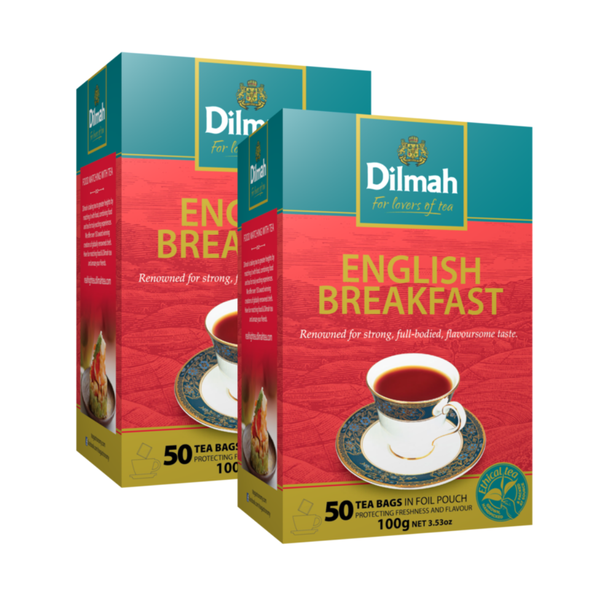Dilmah - English Breakfast - 100 Tagless Tea Bags