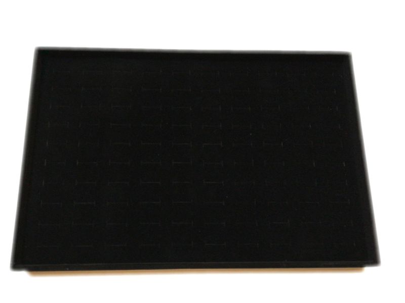 BEAD COOL - 100 Slots Velvet Ring Storage Display Box - Jewelry DisplayTray